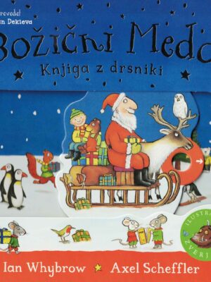 Božični Medo – Axel Scheffler, praznična kartonka za otroke